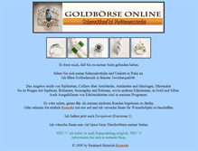 Tablet Screenshot of goldboerse-online.de